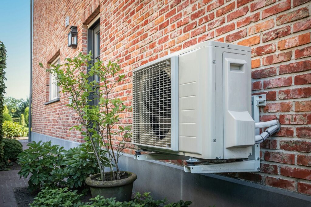 residential heat pump installation